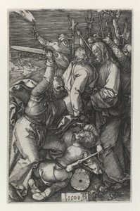 A prisão de Cristo. 1508 de Albrecht Dürer