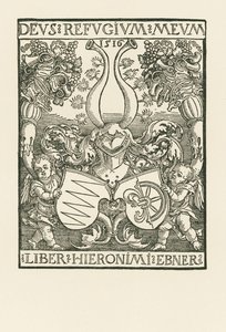 A placa de identificação de Hieronymus Ebner de Albrecht Dürer or Duerer