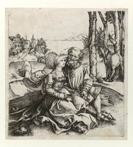 O casal mal sortido, c.1495 de Albrecht Dürer