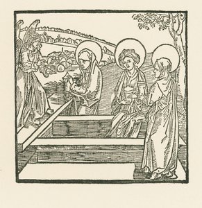 As três Marias no sepulcro de Cristo de Albrecht Dürer or Duerer