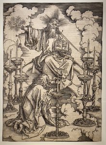 A visão dos 7 castiçais de Albrecht Dürer or Duerer