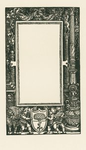 Página de título de Plutarco: De his qui tarde de Albrecht Dürer or Duerer