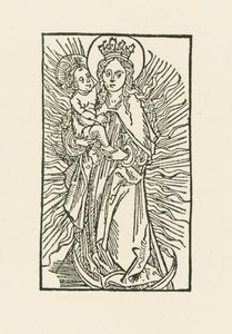 Virgem Maria ao sol de Albrecht Dürer or Duerer