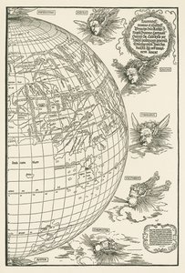 Mapa-múndi de Johannes Stabius de Albrecht Dürer or Duerer