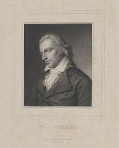 Retrato de Friedrich von Schiller 1759-1805, c. 1840. de Albrecht Fürchtegott Schultheiss