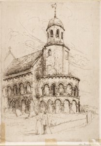 Igreja Leuchars (Norman Abse) (gravura)