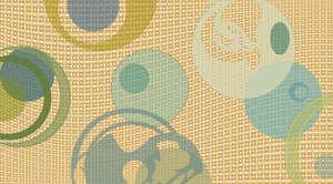 Círculos abstratos sobrepostos de Alejandra Winkhaus