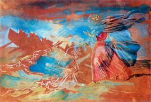 Cristo andando na água, 1840