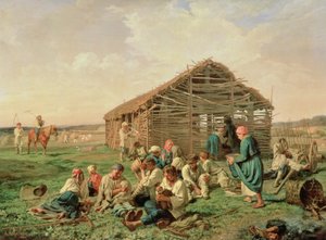 Descanse durante o Haying, 1861