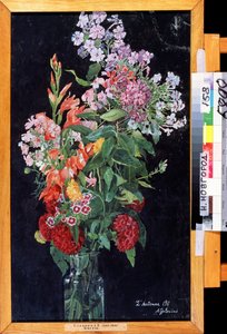 "Bouquet de fleurs" Peinture de Alexander Yakovlevich Golovin (Alexandre Golovine) (1863-1930) 1911 Museu Estatal de Arte, Nizhny Novgorod de Aleksandr Jakovlevic Golovin