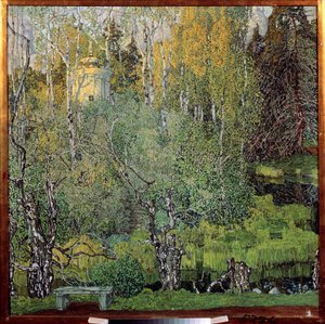 "Le parc Neskoutchny a Moscou" Peinture d
