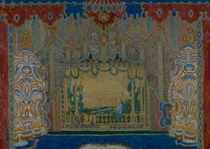 Cenografia da peça de teatro Don Juan de Moliére, 1910