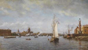 Vista do Neva na Ilha Vasilyevsky, 1898