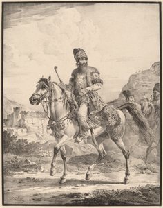 Um persa a cavalo de Aleksandr Osipovich Orlovskii