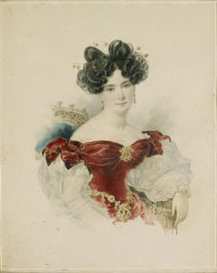Retrato da princesa Natalia Viktorovna Kochubey, née Kochubey 1800-1854, 1830s