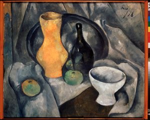 Morte natural. Alexander Vasilyevich Shevchenko (Alexandre Chevtchenko) (1883-1948), huile sur toile