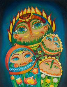 Família Folk Fantasiosa de Aleksandra Paranchenko