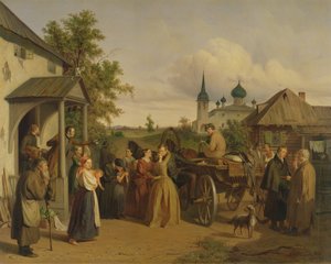 A partida, 1850 de Aleksei Filippovich Chernyshev