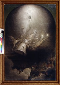 "Pintura de Alexei Petrovich Bogolyubov (Bogoliubov ou Bogoliubov) (1824-1896) 1860 Museu Literário Central do Estado, Moscovo de Aleksei Petrovich Bogolyubov