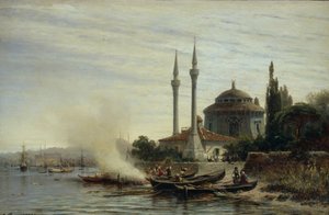 Chifre Dourado. Constantinopla, 1864 de Aleksei Petrovich Bogolyubov