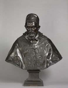 Retrato do Papa Inocente X Pamphili, projetado 1647-1648, lançado em 1650-1700.