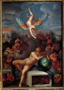 Alegoria da Vida Humana (Pintura, cerca de 1590) de Alessandro Allori