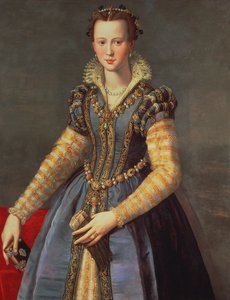 Maria de Médicis (1573-1642), esposa de Henrique IV da França (1553-1610) (painel)