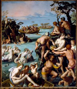 The Pearl Fishermen, c.1570-1573 (óleo sobre ardósia)