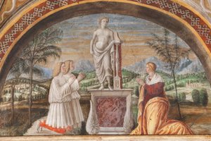 Cenas do Antigo e do Novo Testamento, detalhe de Alessandro Araldi