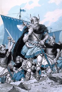 Diabos do Mar, de "A História de França" (guache sobre papel)