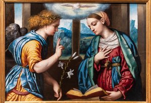 Anunciação, c.1535-40 (óleo no painel)
