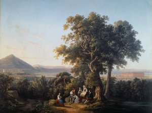 A planície de Caserta de Alessandro Fergola