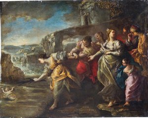 A descoberta de Moisés. de Alessandro Gherardini