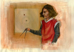 Retrato de Nicolas Copernicus ((Nicolaus Copernicus de Alessandro Lonati