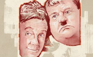 Stan Laurel e Oliver Hardy (ilustração) de Alessandro Lonati