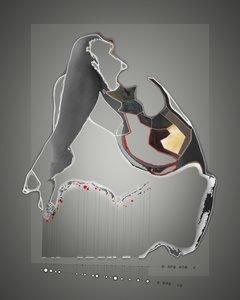 Ucrânia atacada pela Rússia, 2022 (ilustração) de Alessandro Lonati