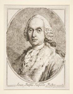 Retrato de G. B. Tiepolo de Alessandro Longhi