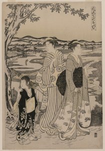 Omu the Parrot (da série Seven Elegant Episodes from the Life of the Poetess Ono no Komachi) de Alessandro Magnasco