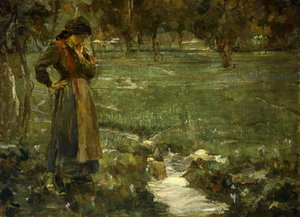 The Whispering Brook (óleo sobre tela)