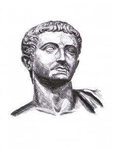 Busto romano clássico de Alessandro Nesci