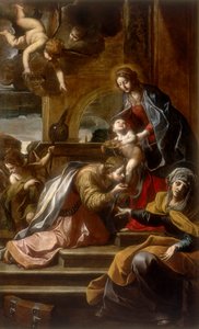 Casamento místico de Santa Catarina, obra de Alessandro Tiarini, conservada na Galleria Estense em Modena