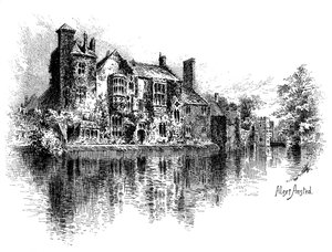 Palácio dos poços, Somerset, 1895. de Alex Ansted