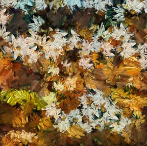 Camomila,2019,(meios mistos) de Alex Caminker