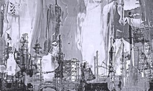 Fábrica,2019,(meios mistos) de Alex Caminker