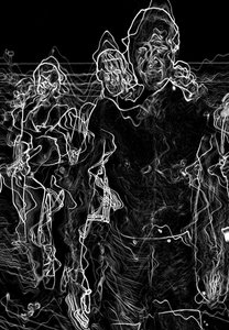 Fantasmas, 2020 (mídia mista) de Alex Caminker