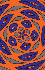arabesco #27,2019,(mixed media) de Alex Caminker