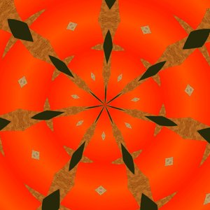 arabesco #53,2019,(mixed media) de Alex Caminker