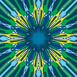 azul,2019,(meios mistos) de Alex Caminker