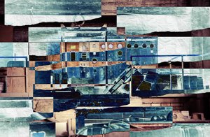 tijolos,2019,(colagem) de Alex Caminker
