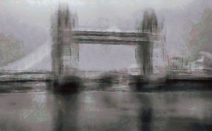 bridge,2019,(mixed media) de Alex Caminker